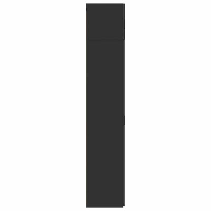 Mobile Portaoggetti Nero 70x42,5x225 cm in Truciolato - homemem39