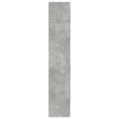 Armadietto Grigio Cemento 70x42,5x225 cm in Legno Multistrato - homemem39