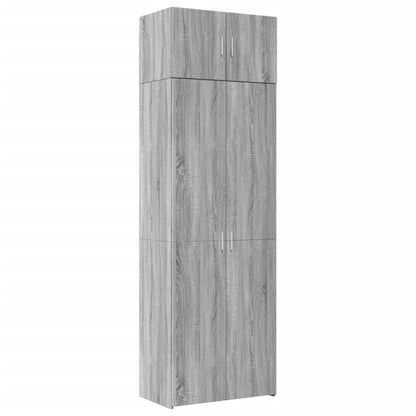 Armadietto Grigio Sonoma 70x42,5x225 cm in Truciolato