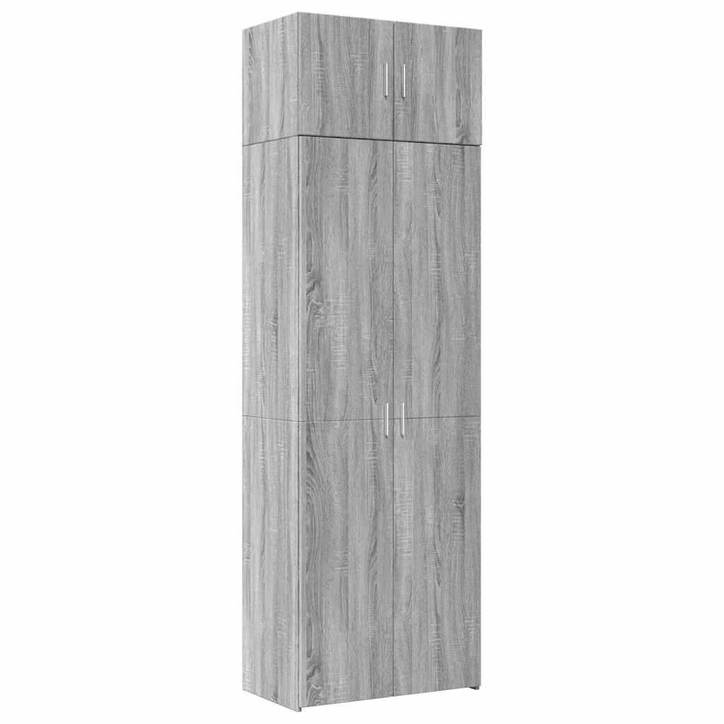 Armadietto Grigio Sonoma 70x42,5x225 cm in Truciolato - homemem39