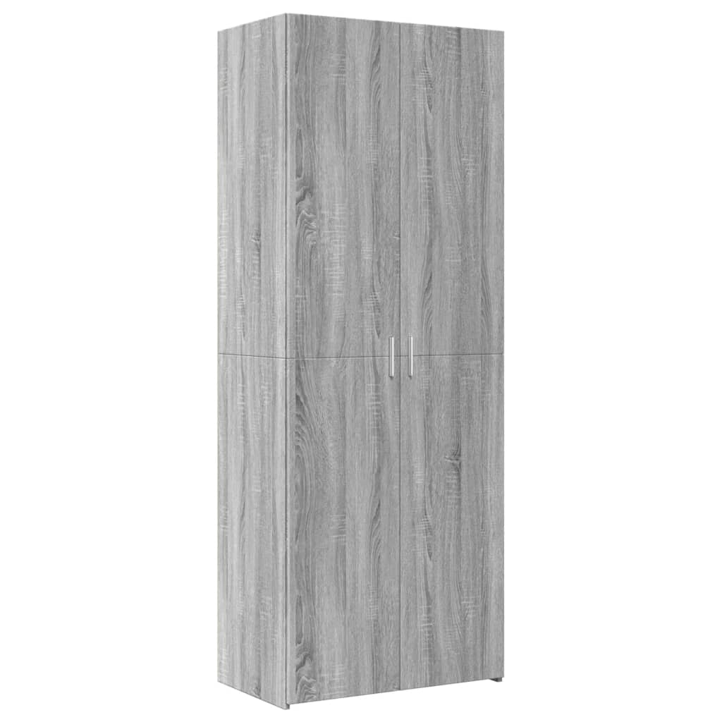 Armadietto Grigio Sonoma 70x42,5x225 cm in Truciolato