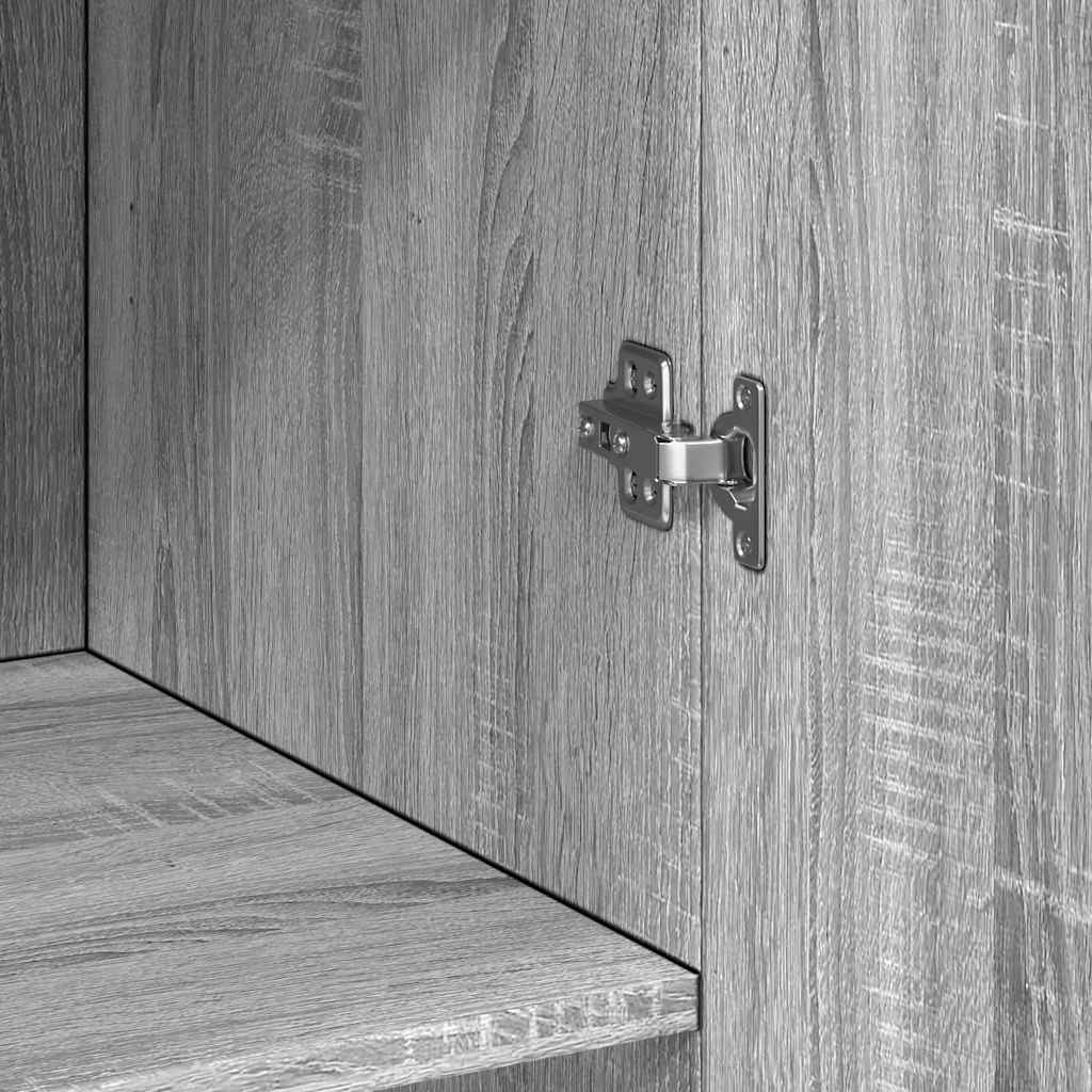 Armadietto Grigio Sonoma 70x42,5x225 cm in Truciolato - homemem39