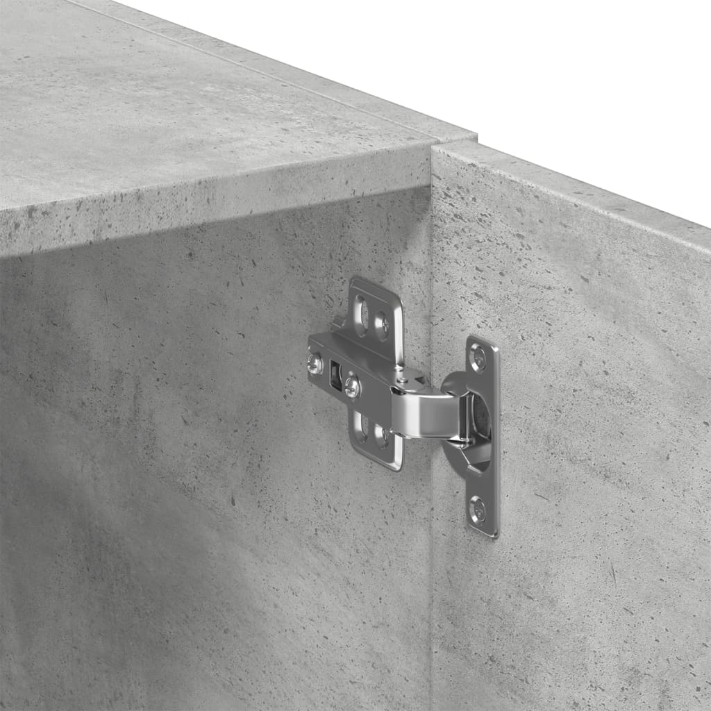 Armadietto Grigio Cemento 70x42,5x225 cm in Legno Multistrato - homemem39