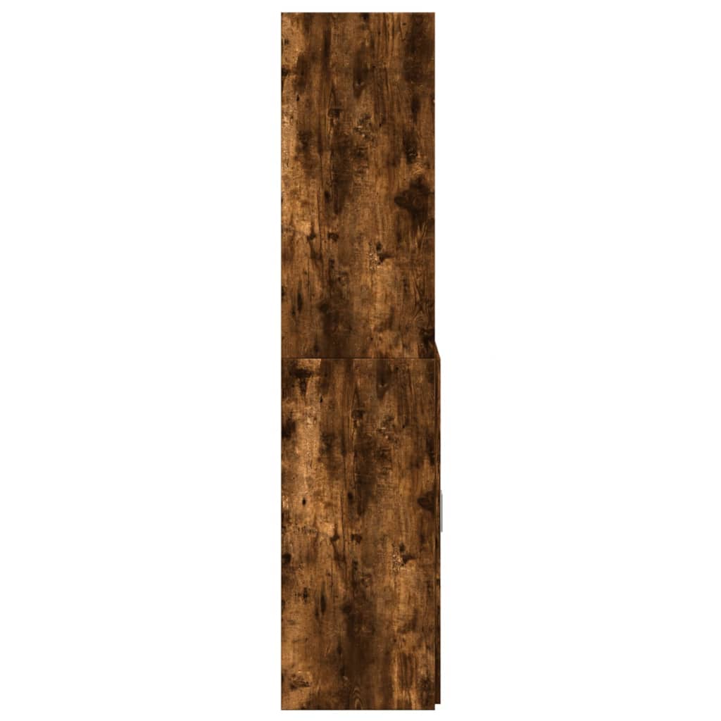 Credenza Rovere Fumo 80x42,5x185 cm in Legno Multistrato - homemem39