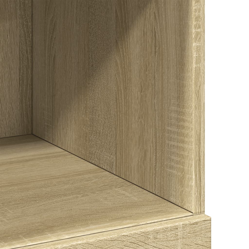 Credenza Rovere Sonoma 80x42,5x124 cm in Legno Multistrato - homemem39