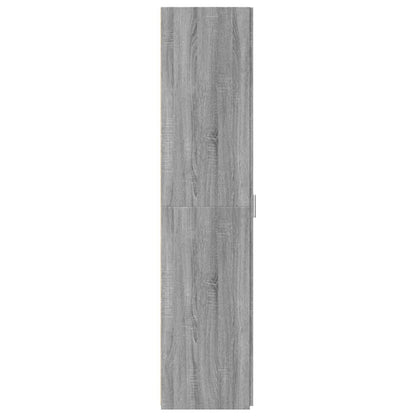 Credenza Grigio Sonoma 40x42,5x185 cm in Legno Multistrato - homemem39