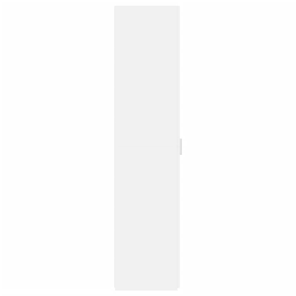 Credenza Bianca 45x42,5x185 cm in Legno Multistrato - homemem39