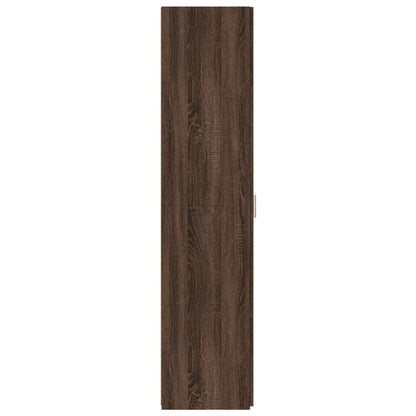 Credenza Rovere Marrone 45x42,5x185 cm in Legno Multistrato - homemem39