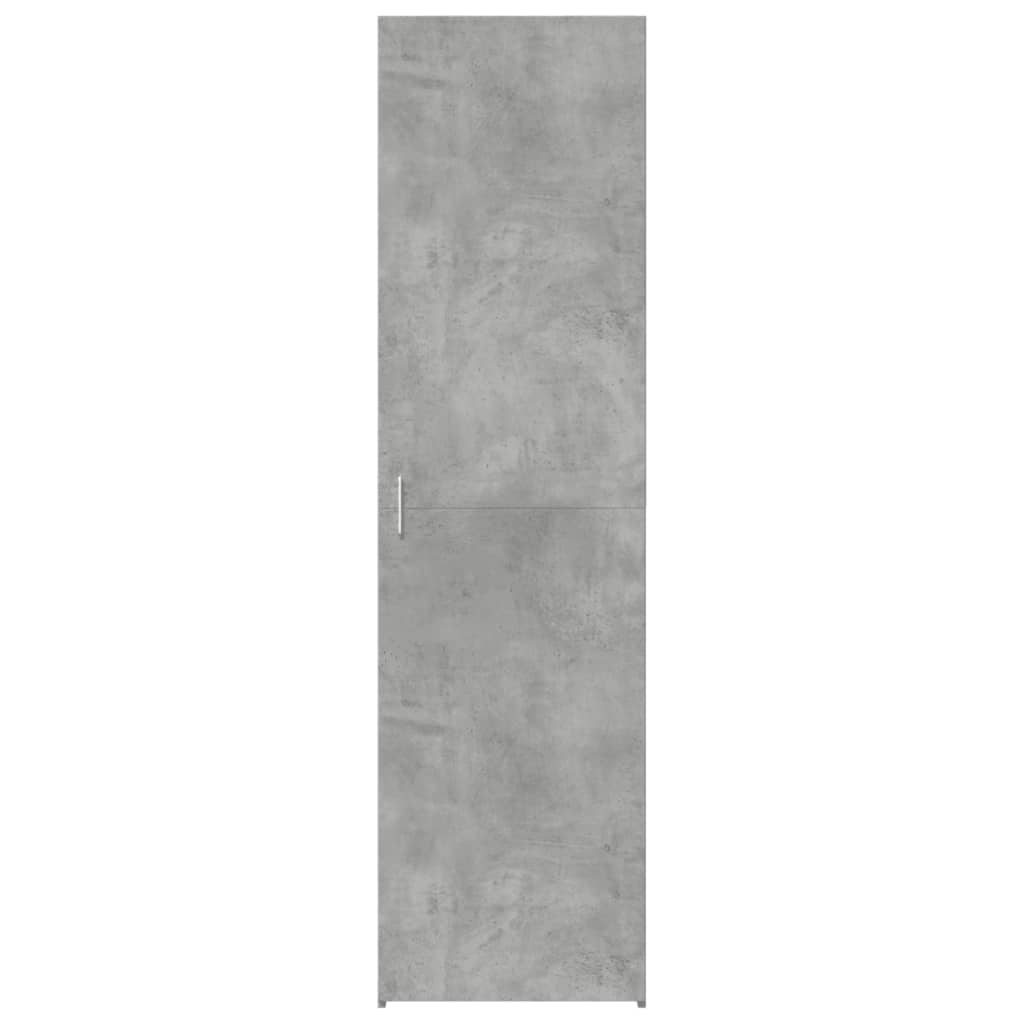 Credenza Grigio Cemento 50x42,5x185 cm in Legno Ingegnerizzato | homemem39