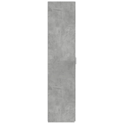 Credenza Grigio Cemento 50x42,5x185 cm in Legno Multistrato