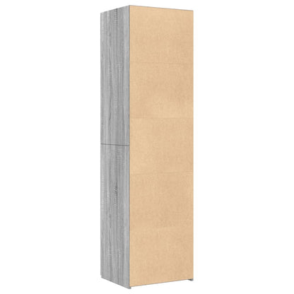 Credenza Grigio Sonoma 50x42,5x185 cm in Legno Multistrato - homemem39