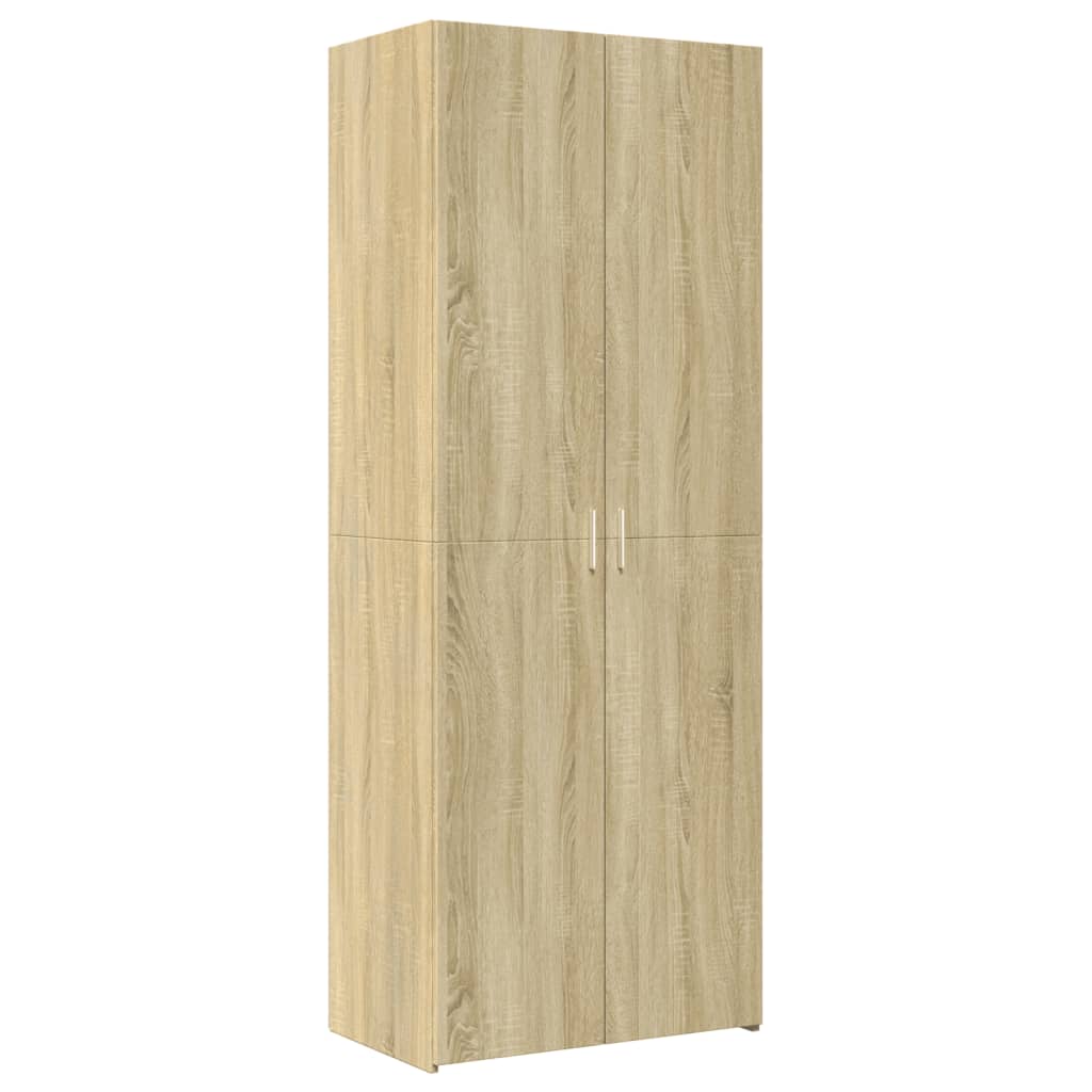 Credenza Rovere Sonoma 70x42,5x185 cm in Legno Multistrato - homemem39