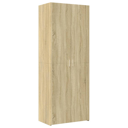 Credenza Rovere Sonoma 70x42,5x185 cm in Legno Multistrato - homemem39