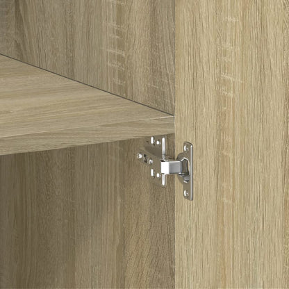 Credenza Rovere Sonoma 70x42,5x185 cm in Legno Multistrato - homemem39