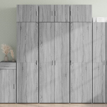 Credenza Grigio Sonoma 70x42,5x185 cm in Legno Multistrato - homemem39