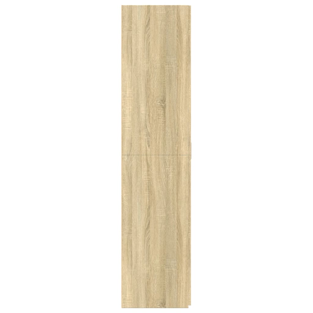 Credenza Rovere Sonoma 70x42,5x185 cm in Legno Multistrato - homemem39