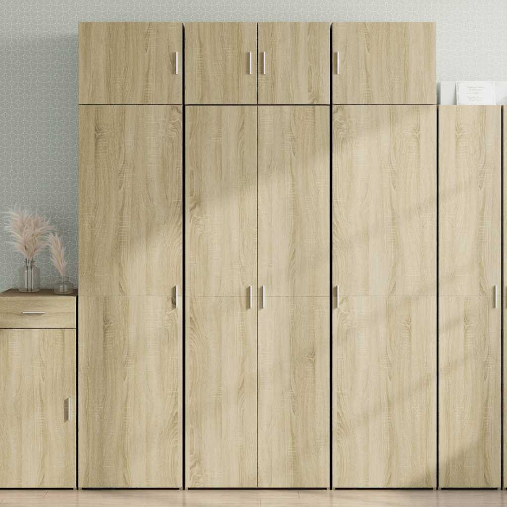 Credenza Rovere Sonoma 70x42,5x185 cm in Legno Multistrato - homemem39