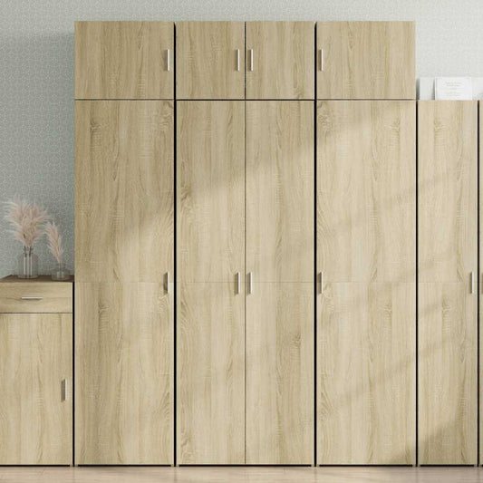 Credenza Rovere Sonoma 70x42,5x185 cm in Legno Multistrato - homemem39