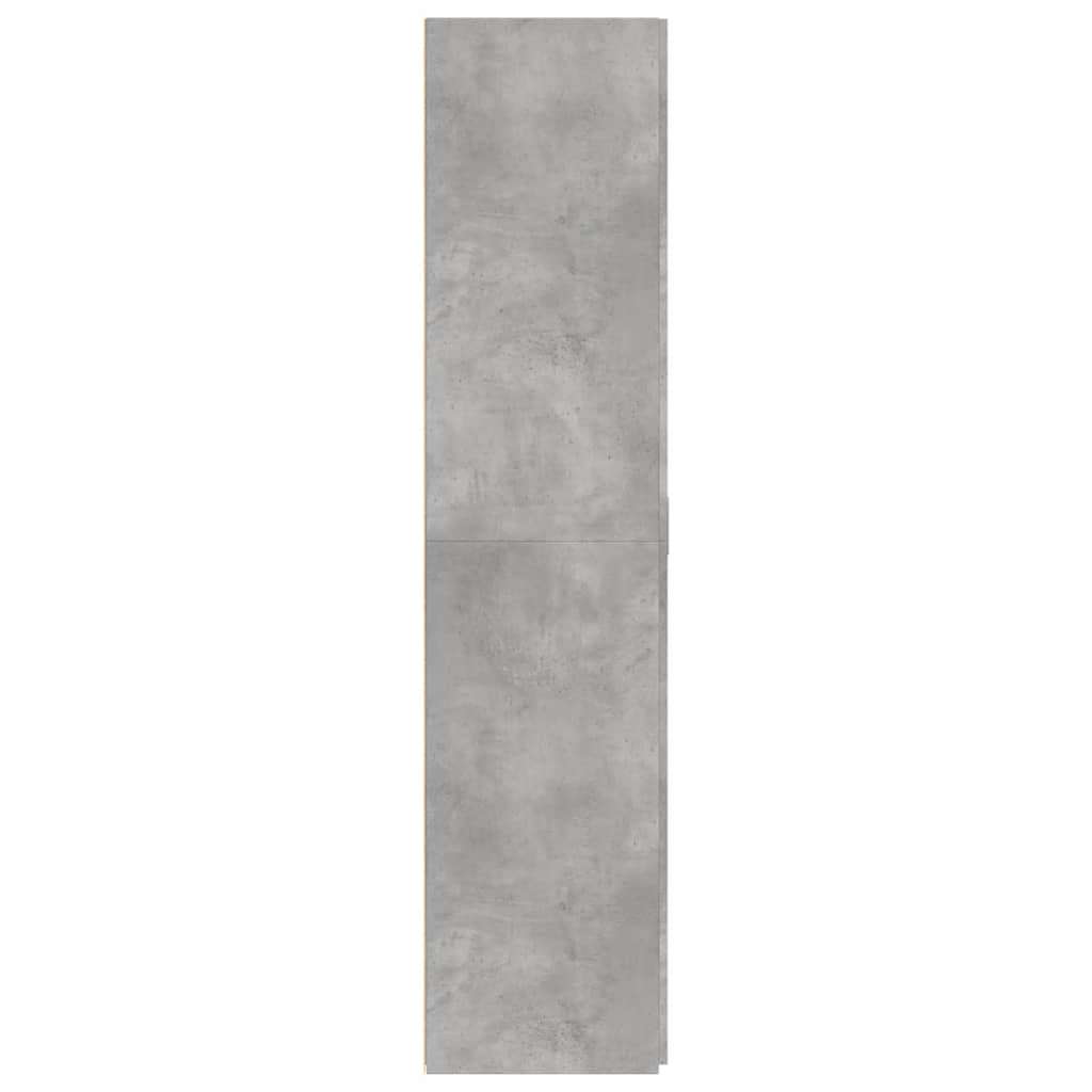 Credenza Grigio Cemento 70x42,5x185 cm in Legno Multistrato - homemem39