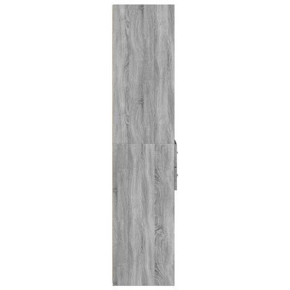 Credenza Grigio Sonoma 40x42,5x185 cm in Legno Multistrato - homemem39