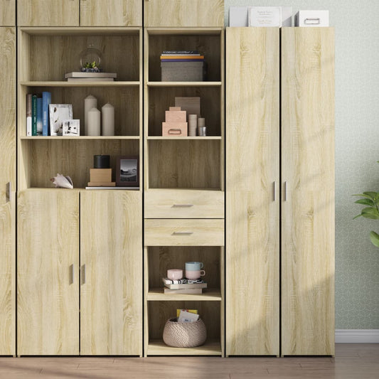 Credenza Rovere Sonoma 45x42,5x185 cm in Legno Multistrato - homemem39
