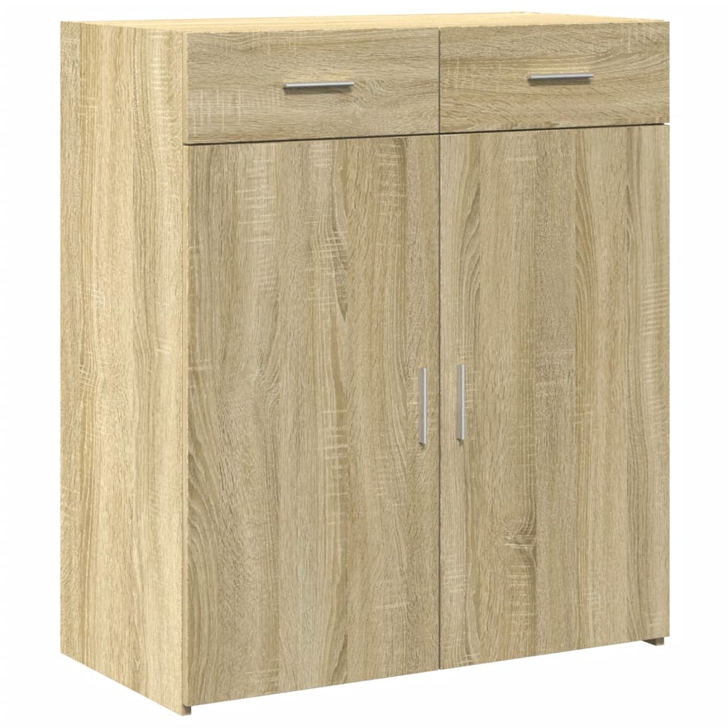 Credenza Rovere Sonoma 80x42,5x93 cm in Legno Multistrato - homemem39