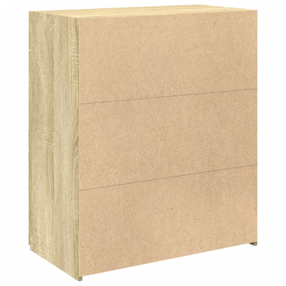 Credenza Rovere Sonoma 80x42,5x93 cm in Legno Multistrato - homemem39