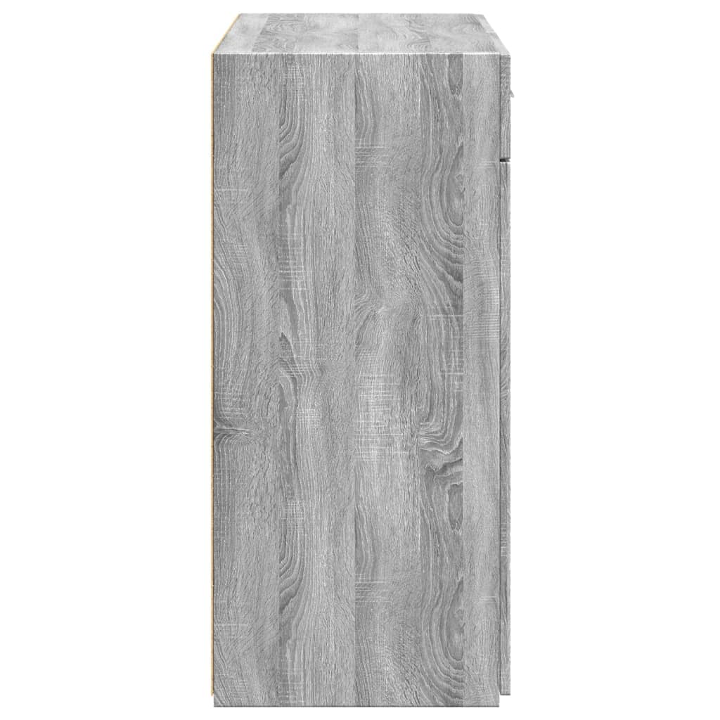 Credenza Grigio Sonoma 80x42,5x93 cm in Legno Multistrato - homemem39