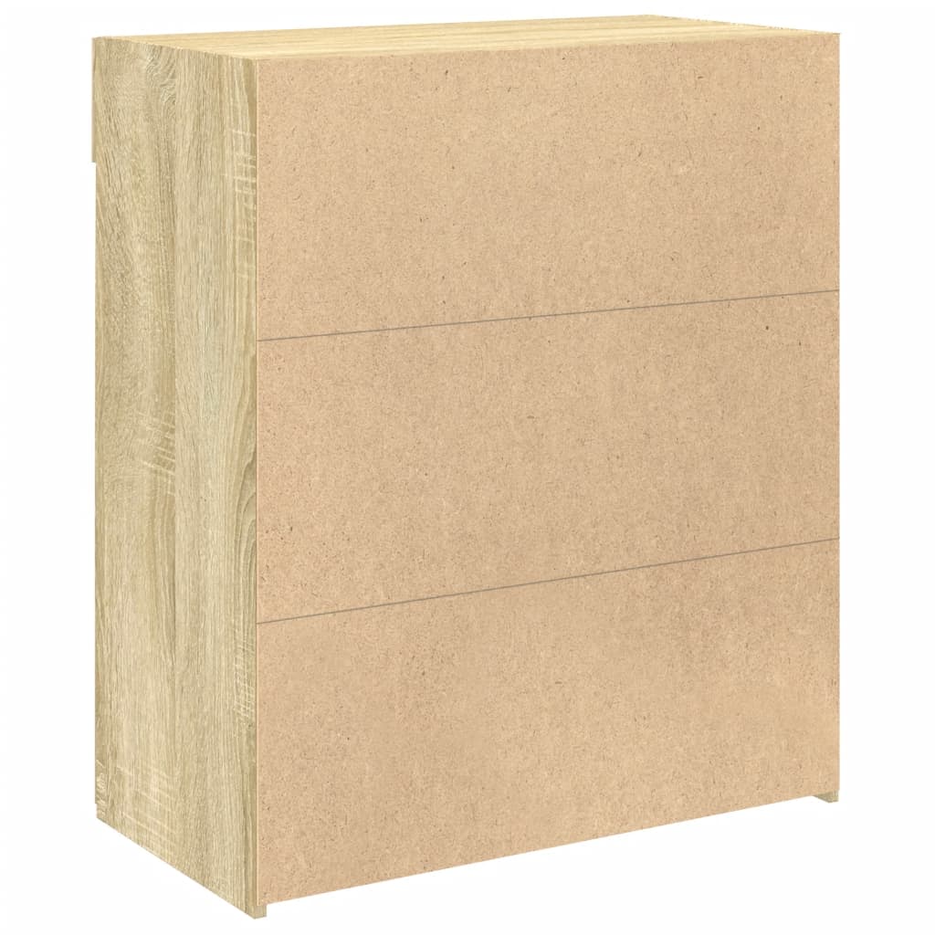 Credenza Rovere Sonoma 80x42,5x93 cm in Legno Multistrato - homemem39