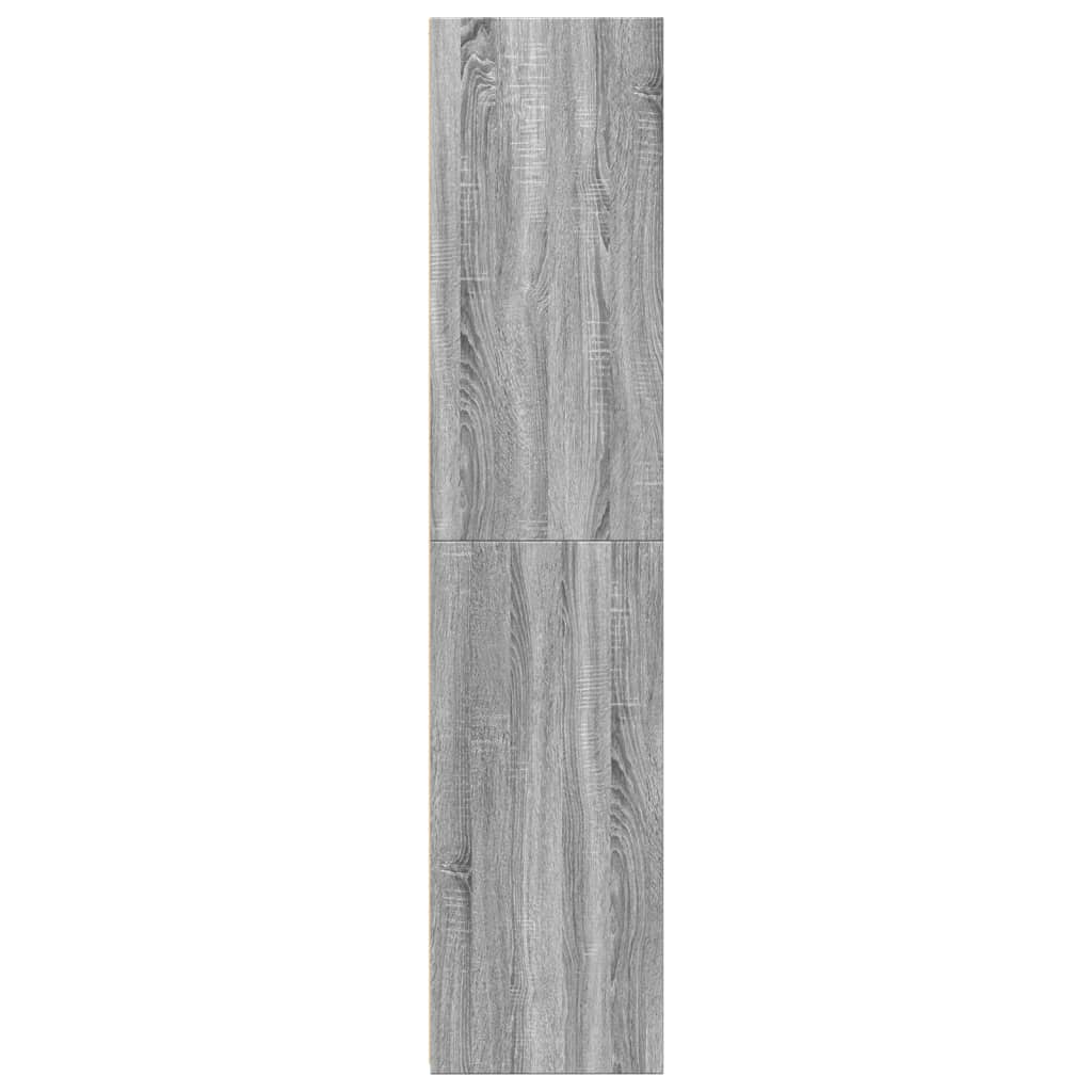 Credenza Grigio Sonoma 40x41x185cm in Legno Multistrato - homemem39