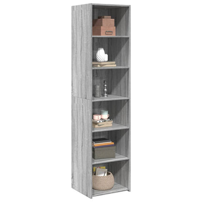 Credenza Grigio Sonoma 45x41x185 cm in Legno Multistrato - homemem39