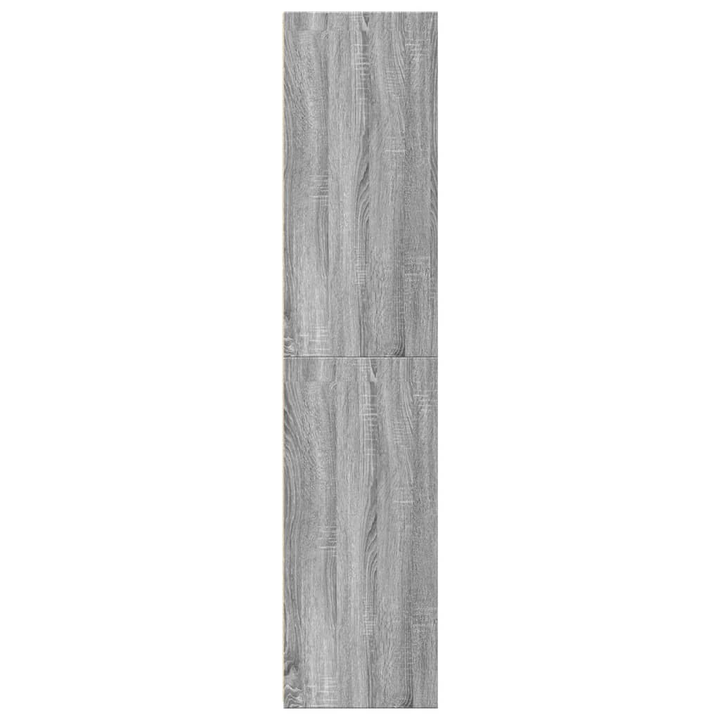 Credenza Grigio Sonoma 45x41x185 cm in Legno Multistrato - homemem39
