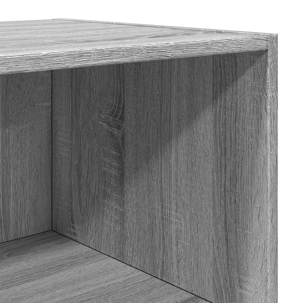 Credenza Grigio Sonoma 45x41x185 cm in Legno Multistrato - homemem39