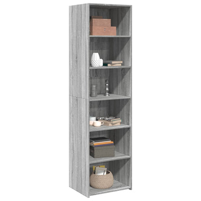 Credenza Grigio Sonoma 50x41x185 in Legno Multistrato - homemem39