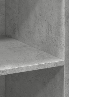 Credenza Grigio Cemento 70x41x185 cm in Legno Multistrato - homemem39