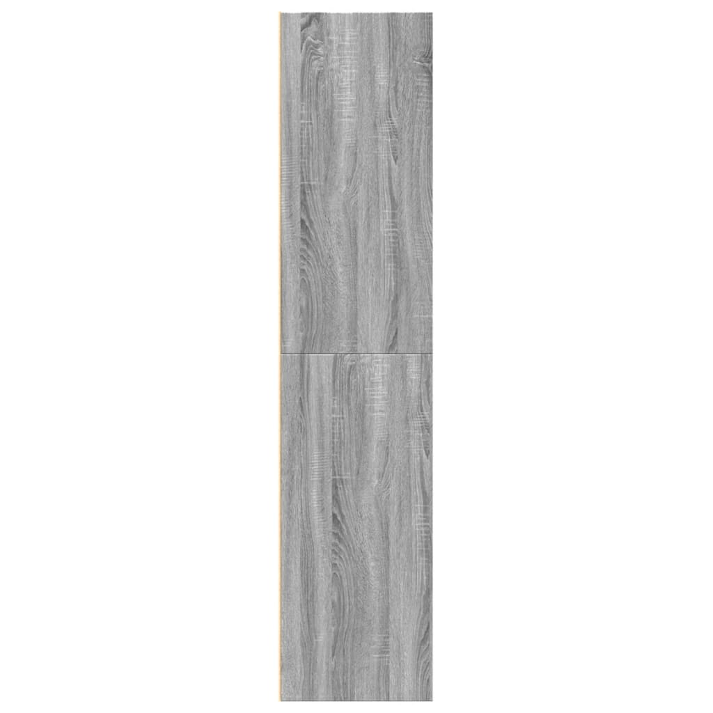 Credenza Grigio Sonoma 70x41x185 cm in Legno Multistrato - homemem39