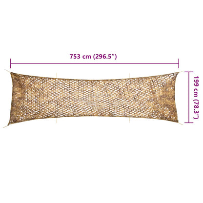 Rete Mimetica con Custodia di Conservazione 753x199 cm Sabbia | homemem39