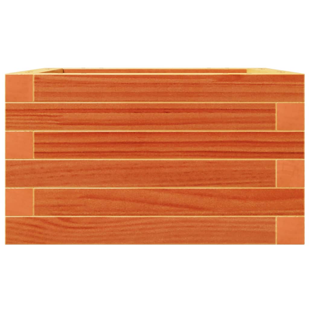 Fioriera Giardino Marrone Cera 40x40x23 cm Legno Massello Pino - homemem39