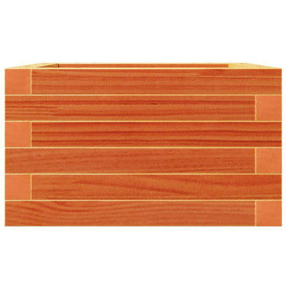 Fioriera Giardino Marrone Cera 40x40x23 cm Legno Massello Pino - homemem39