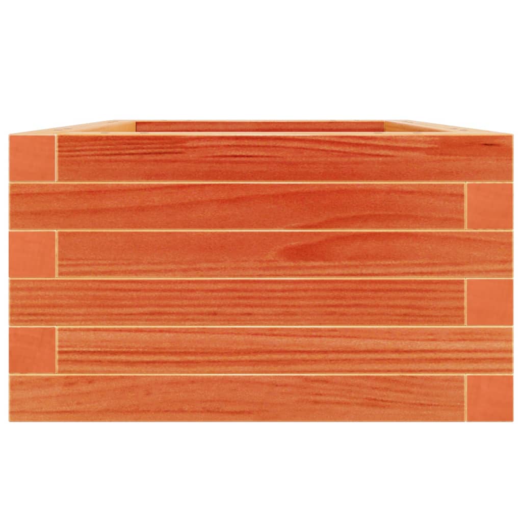 Fioriera Giardino Marrone Cera 40x40x23 cm Legno Massello Pino - homemem39