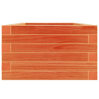 Fioriera Giardino Marrone Cera 40x40x23 cm Legno Massello Pino - homemem39