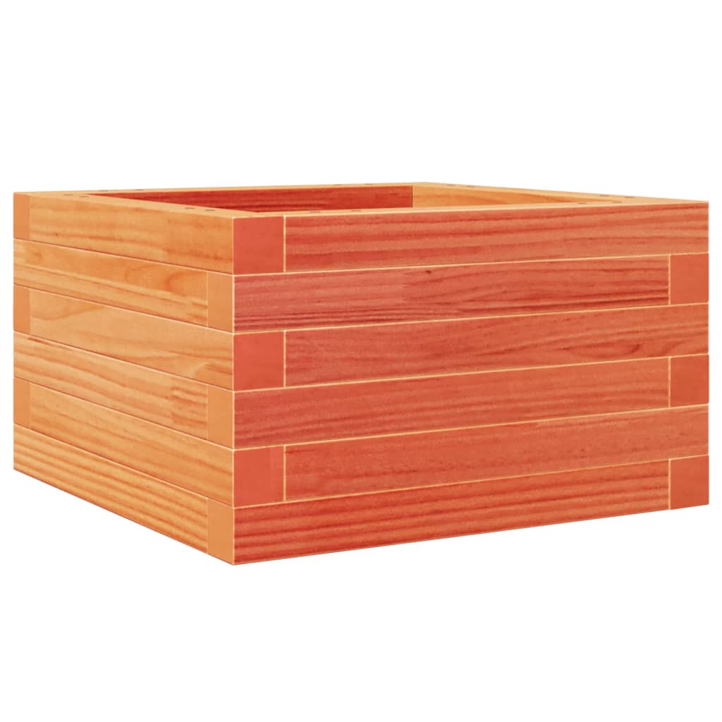 Fioriera Giardino Marrone Cera 40x40x23 cm Legno Massello Pino - homemem39