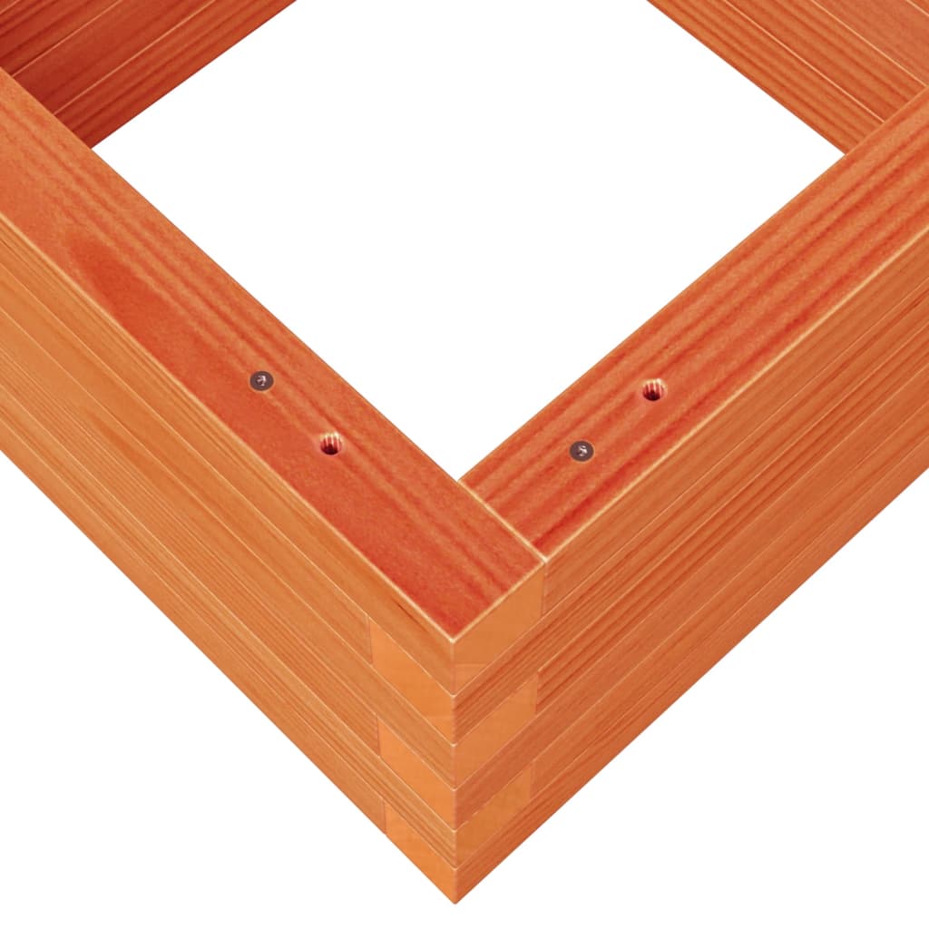 Fioriera Giardino Marrone Cera 40x40x23 cm Legno Massello Pino - homemem39