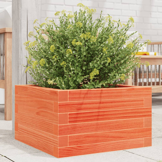 Fioriera Giardino Marrone Cera 40x40x23 cm Legno Massello Pino - homemem39