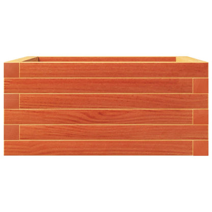Fioriera Giardino Marrone Cera 50x50x23 cm Legno Massello Pino | homemem39