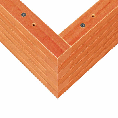 Fioriera Giardino Marrone Cera 50x50x23 cm Legno Massello Pino | homemem39