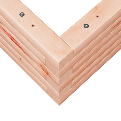 Fioriera da Giardino 50x50x23 cm in Legno Massello di Douglas - homemem39