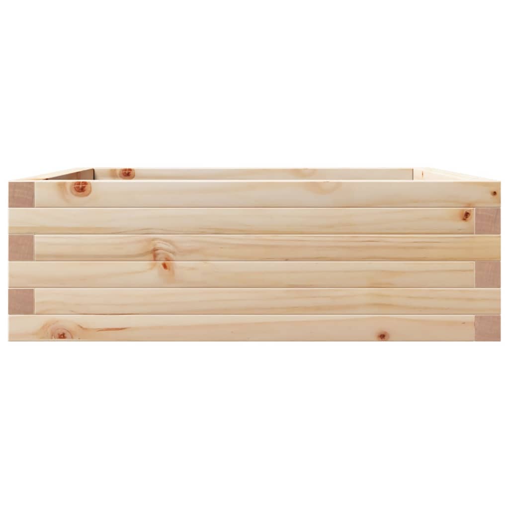 Fioriera da Giardino 70x70x23 cm in Legno Massello di Pino - homemem39