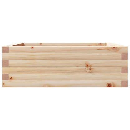 Fioriera da Giardino 70x70x23 cm in Legno Massello di Pino - homemem39