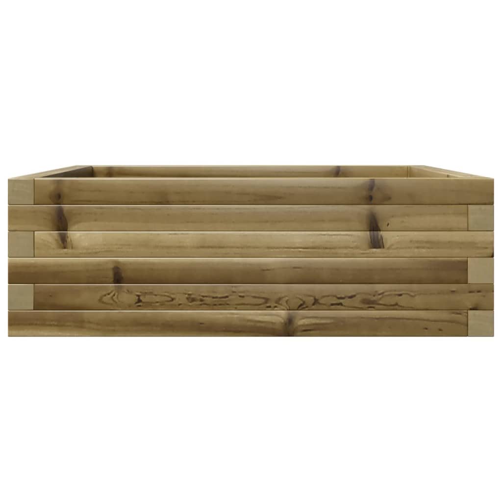 Fioriera da Giardino 70x70x23 cm in Legno di Pino Impregnato - homemem39